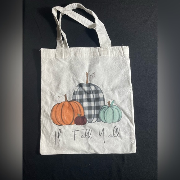 Handbags - Pumpkin mini Tote Bag